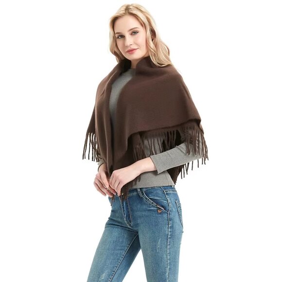 Liz Claiborne Accessories - Liz Claiborne Maroon  Shawl/Wrap/ Scarf